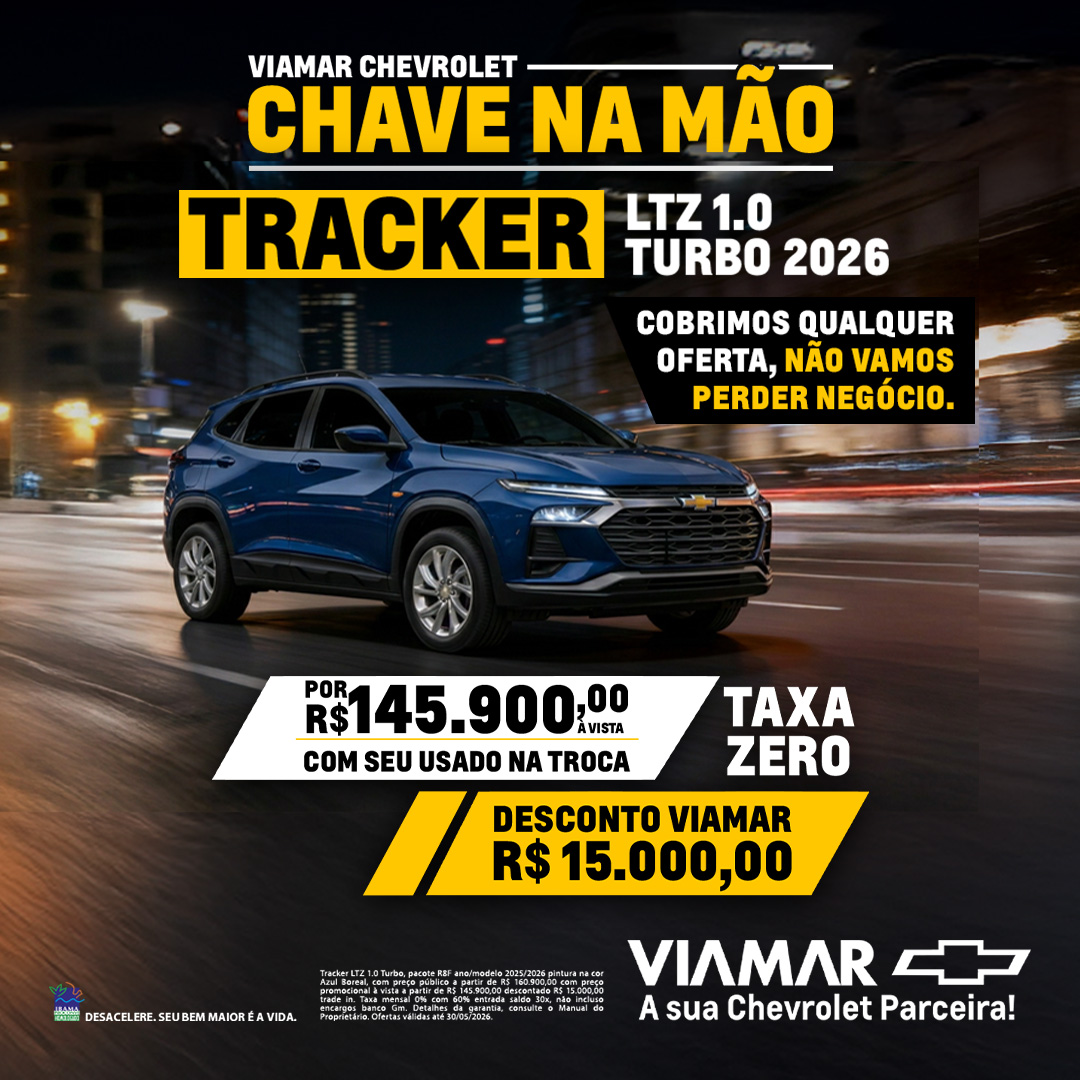 Oferta banner destaque TRACKER LTZ 1.0 TURBO